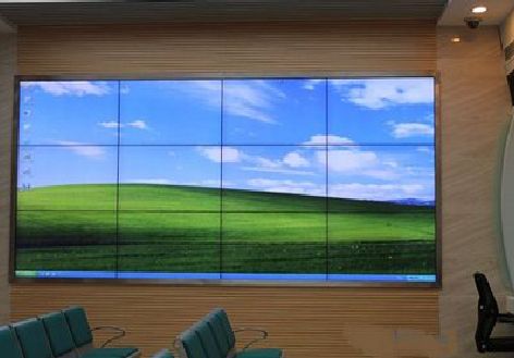 汉川液晶拼接屏的另类用法。